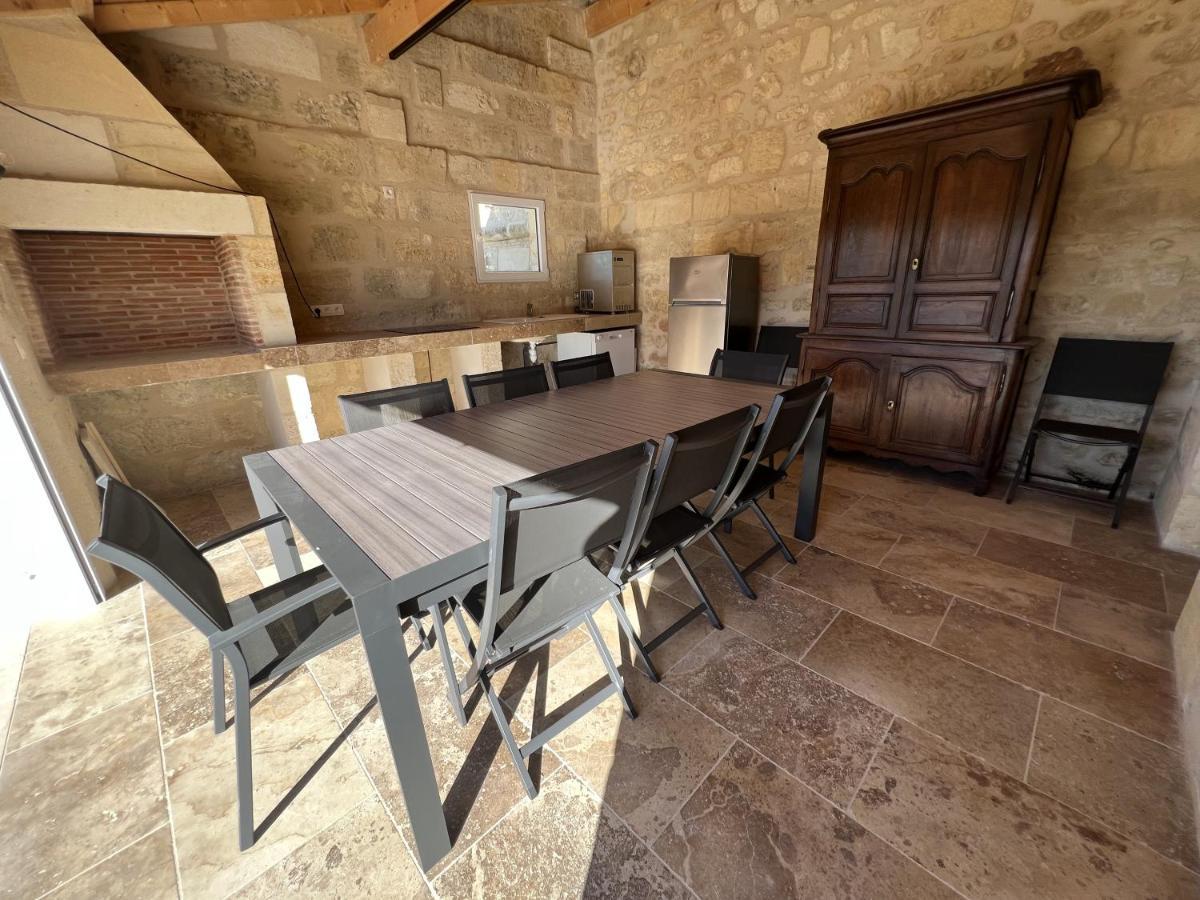 Saint-Sulpice-de-Faleyrens Gite Avec Piscine, Chateau De Lescours, St-Emilion מראה חיצוני תמונה