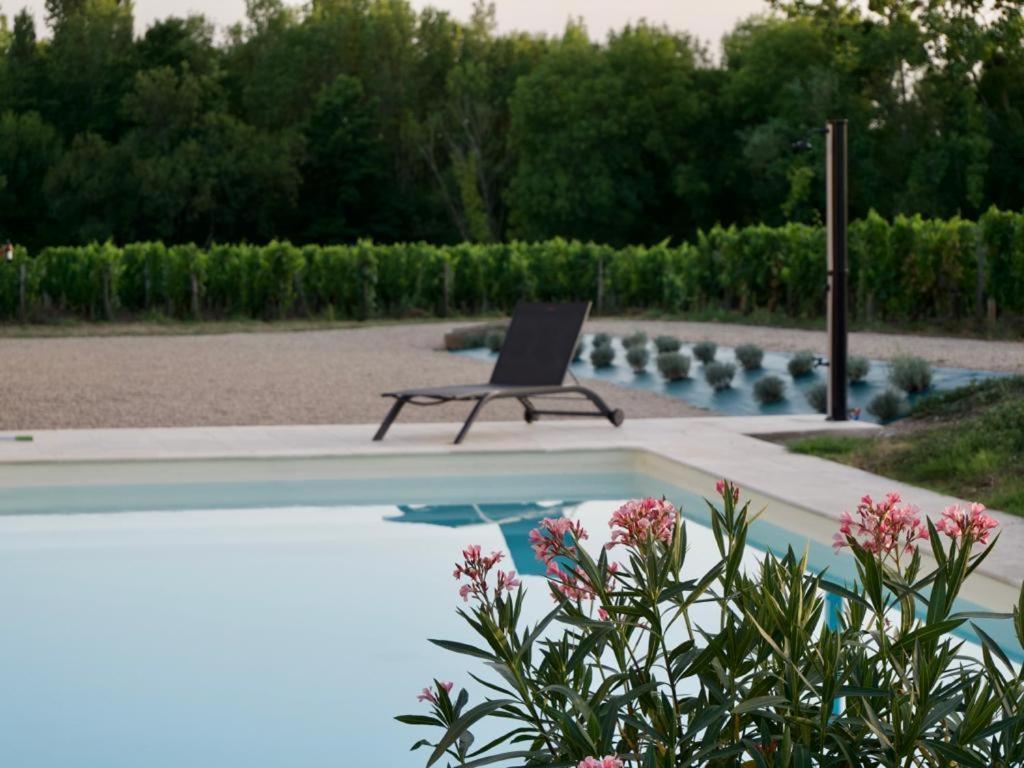 Saint-Sulpice-de-Faleyrens Gite Avec Piscine, Chateau De Lescours, St-Emilion מראה חיצוני תמונה