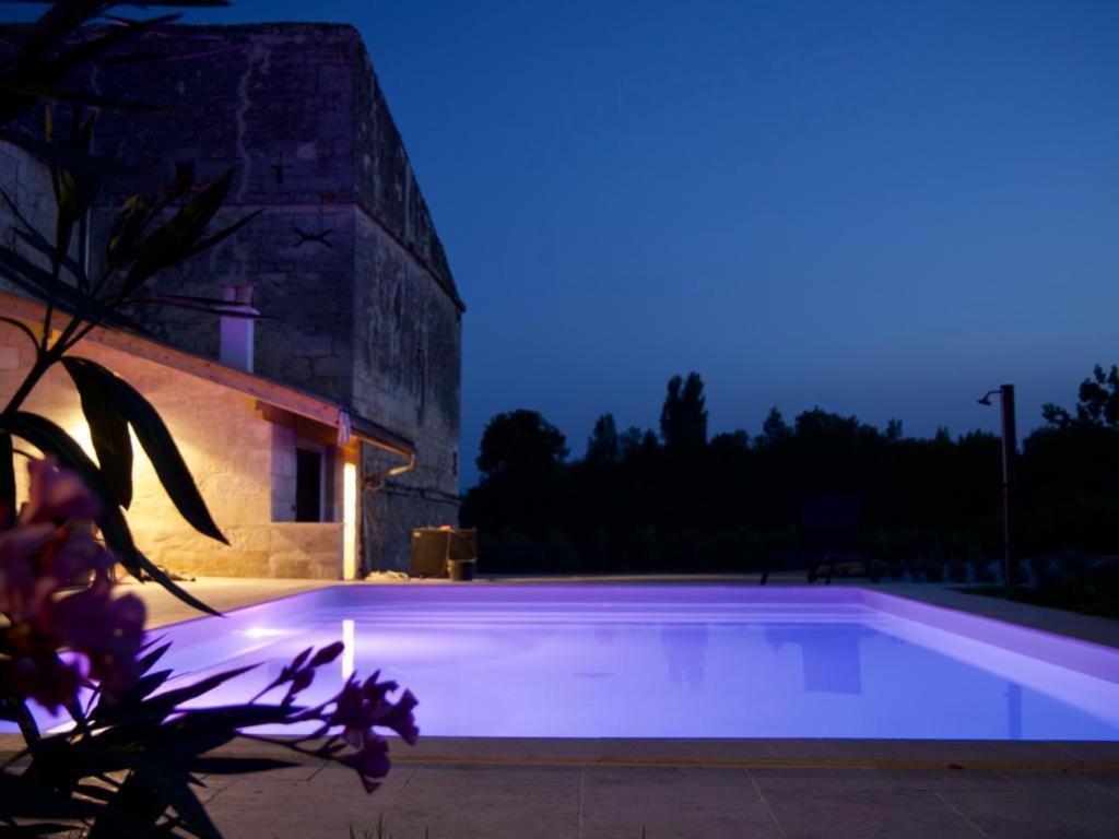 Saint-Sulpice-de-Faleyrens Gite Avec Piscine, Chateau De Lescours, St-Emilion מראה חיצוני תמונה