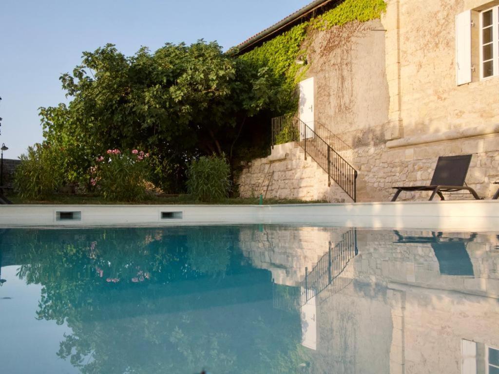 Saint-Sulpice-de-Faleyrens Gite Avec Piscine, Chateau De Lescours, St-Emilion מראה חיצוני תמונה