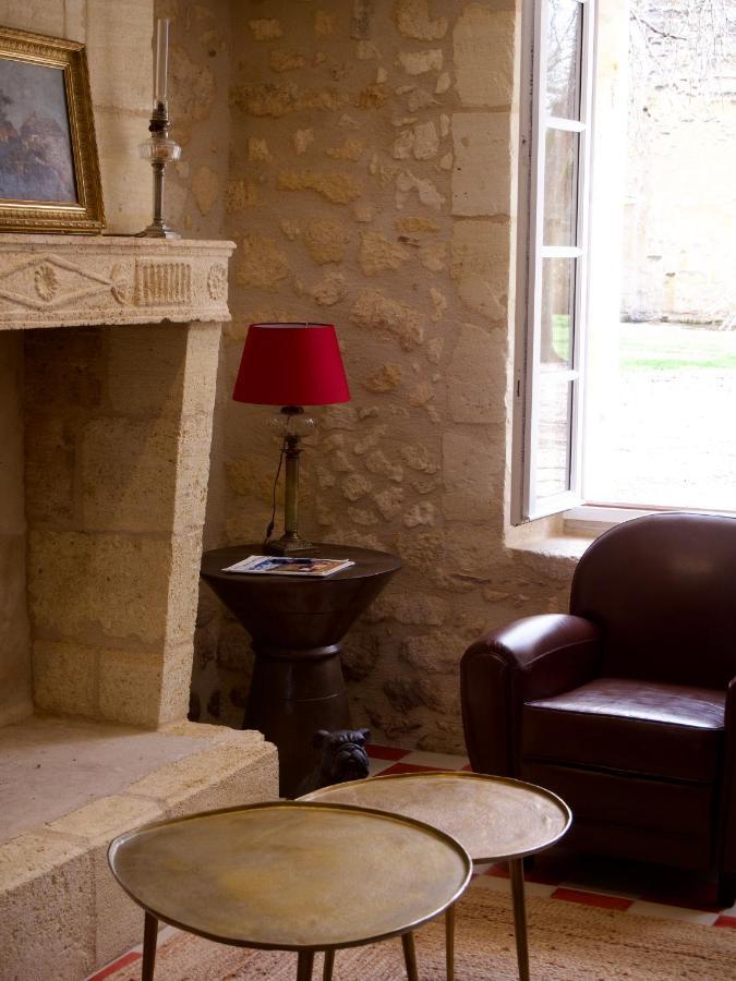 Saint-Sulpice-de-Faleyrens Gite Avec Piscine, Chateau De Lescours, St-Emilion מראה חיצוני תמונה